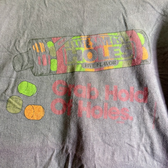 vintage 1991 LIFE SAVERS HOLES CANDY single stitch double sided tee shirt XL - Picture 6 of 7
